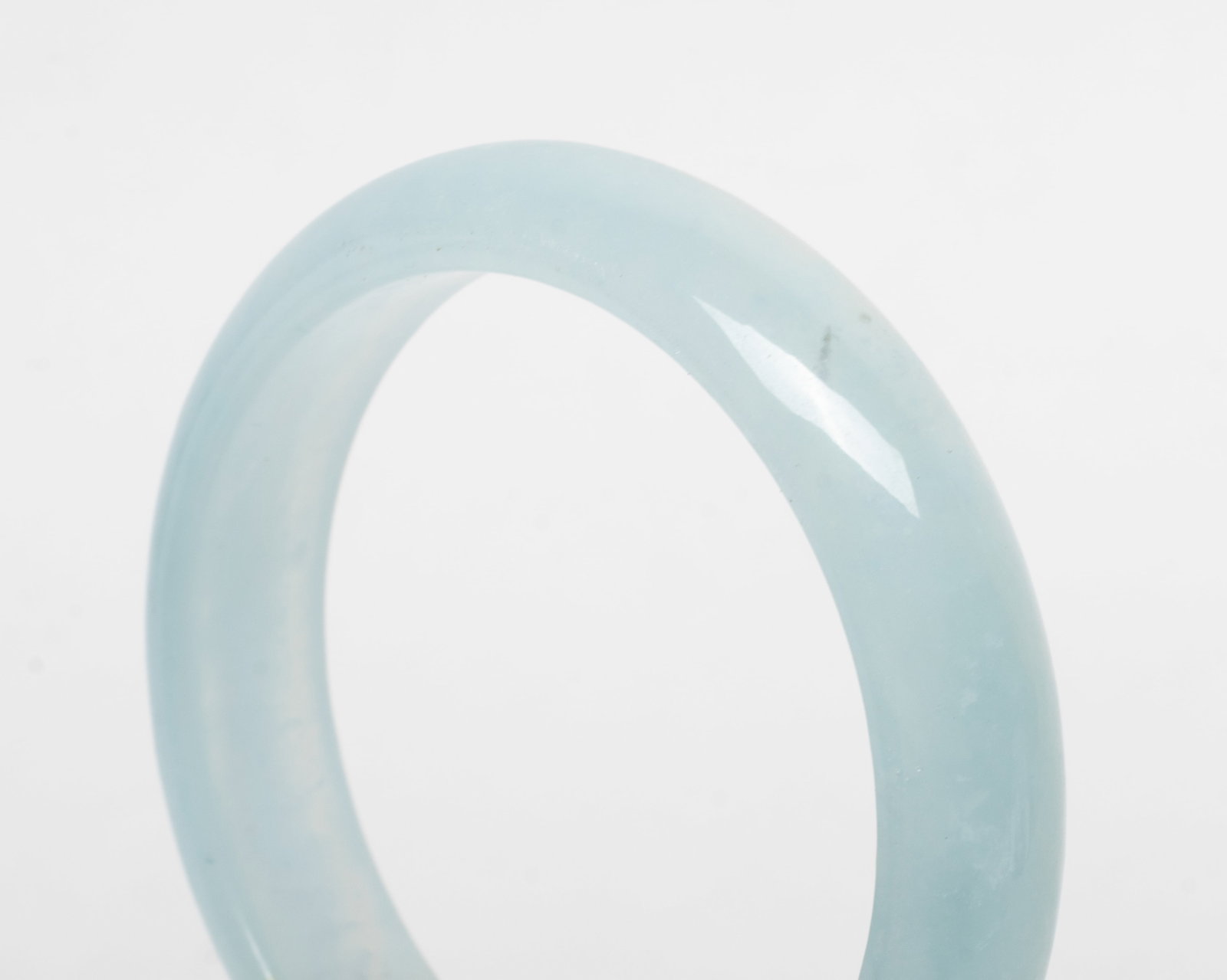 High Quality Aquamarine Bangle - 6