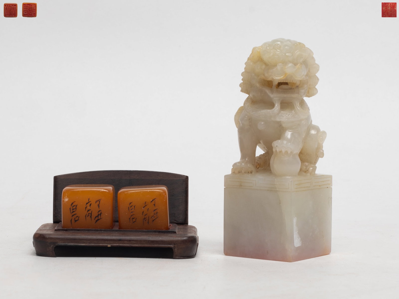 Estate Chinese Stone Carved Seals (1 of 12)