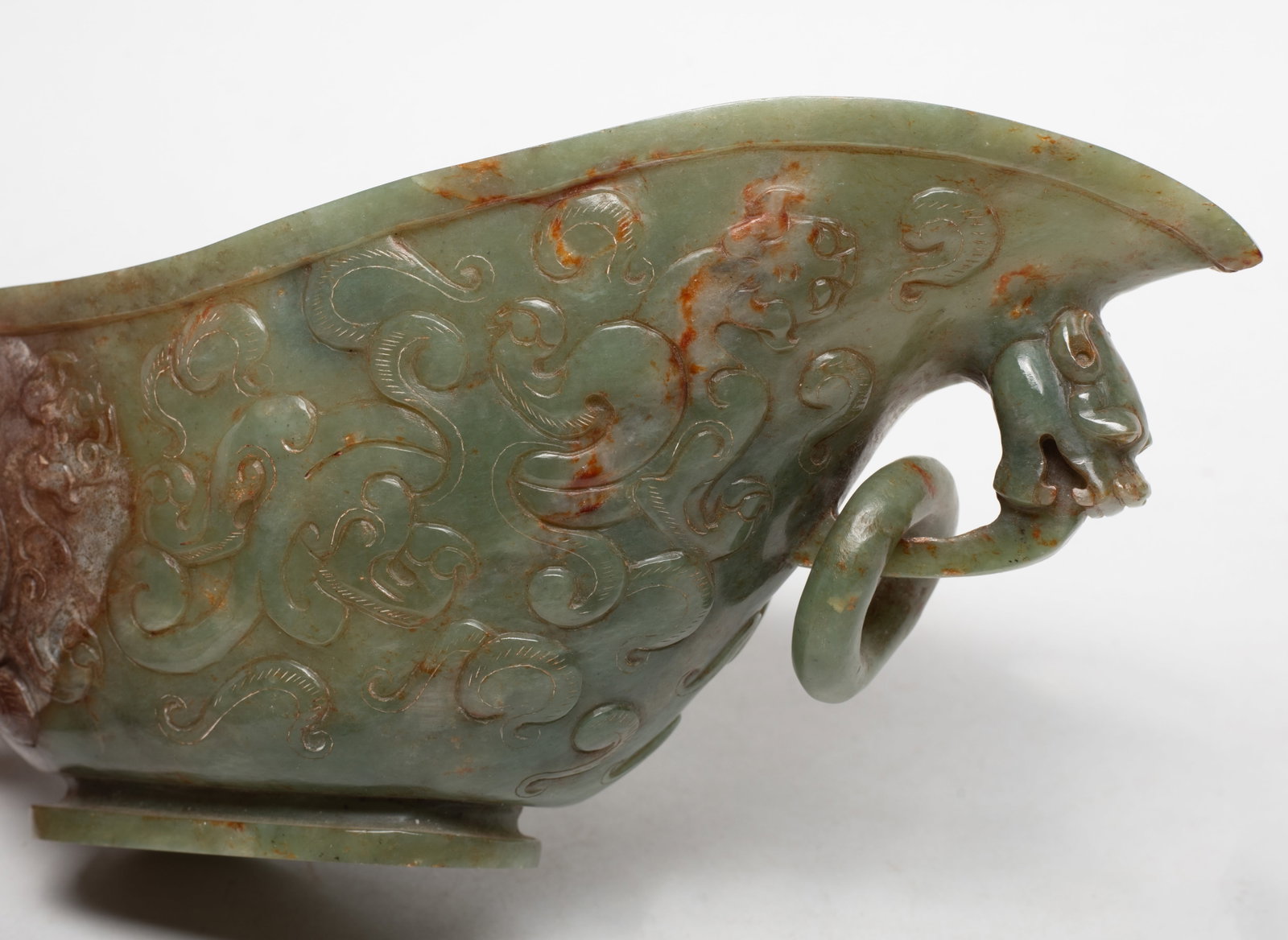 Chinese Export Russet Jade Libation Cup - 4