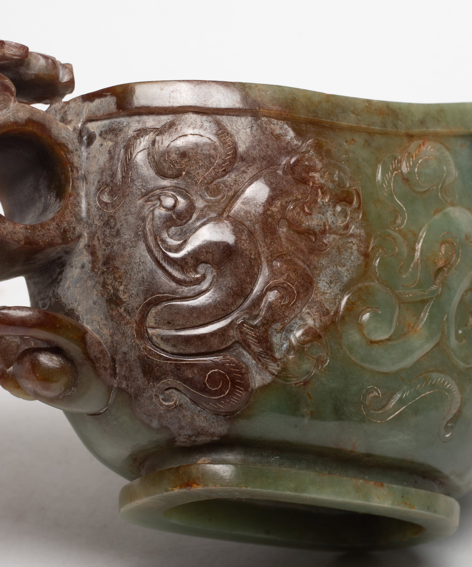 Chinese Export Russet Jade Libation Cup - 5