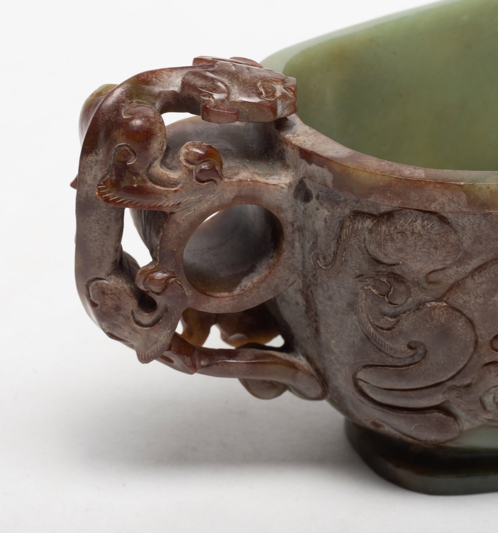 Chinese Export Russet Jade Libation Cup - 6