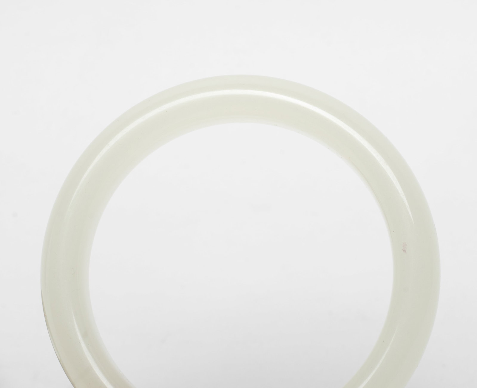 Two Chinese Jade Like/ Stone Bangles - 4