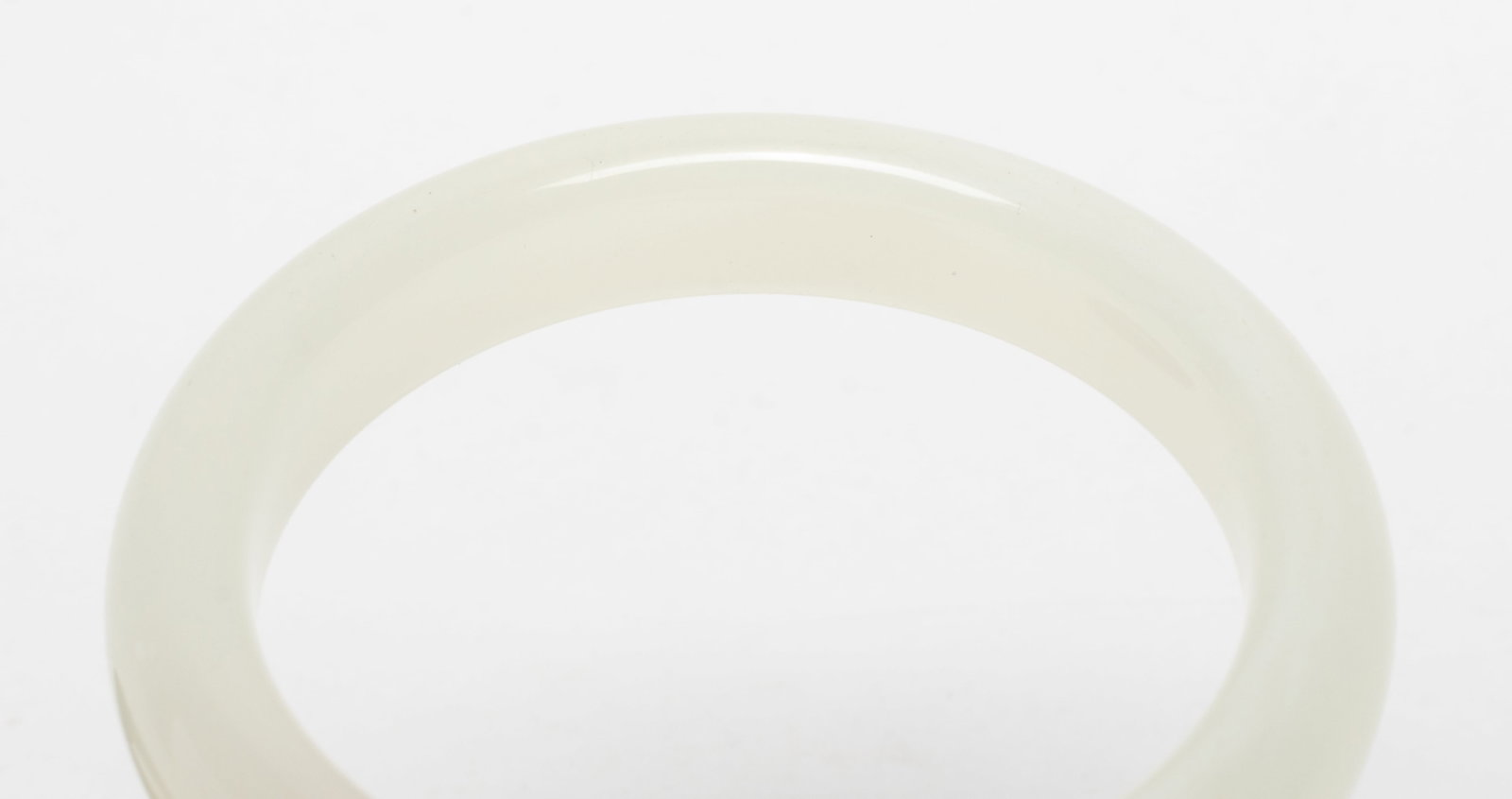 Two Chinese Jade Like/ Stone Bangles - 5