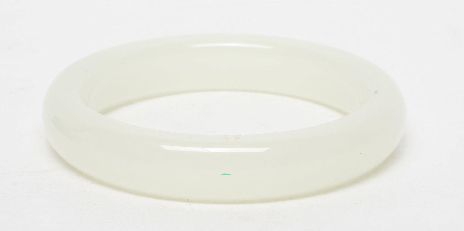 Two Chinese Jade Like/ Stone Bangles - 6