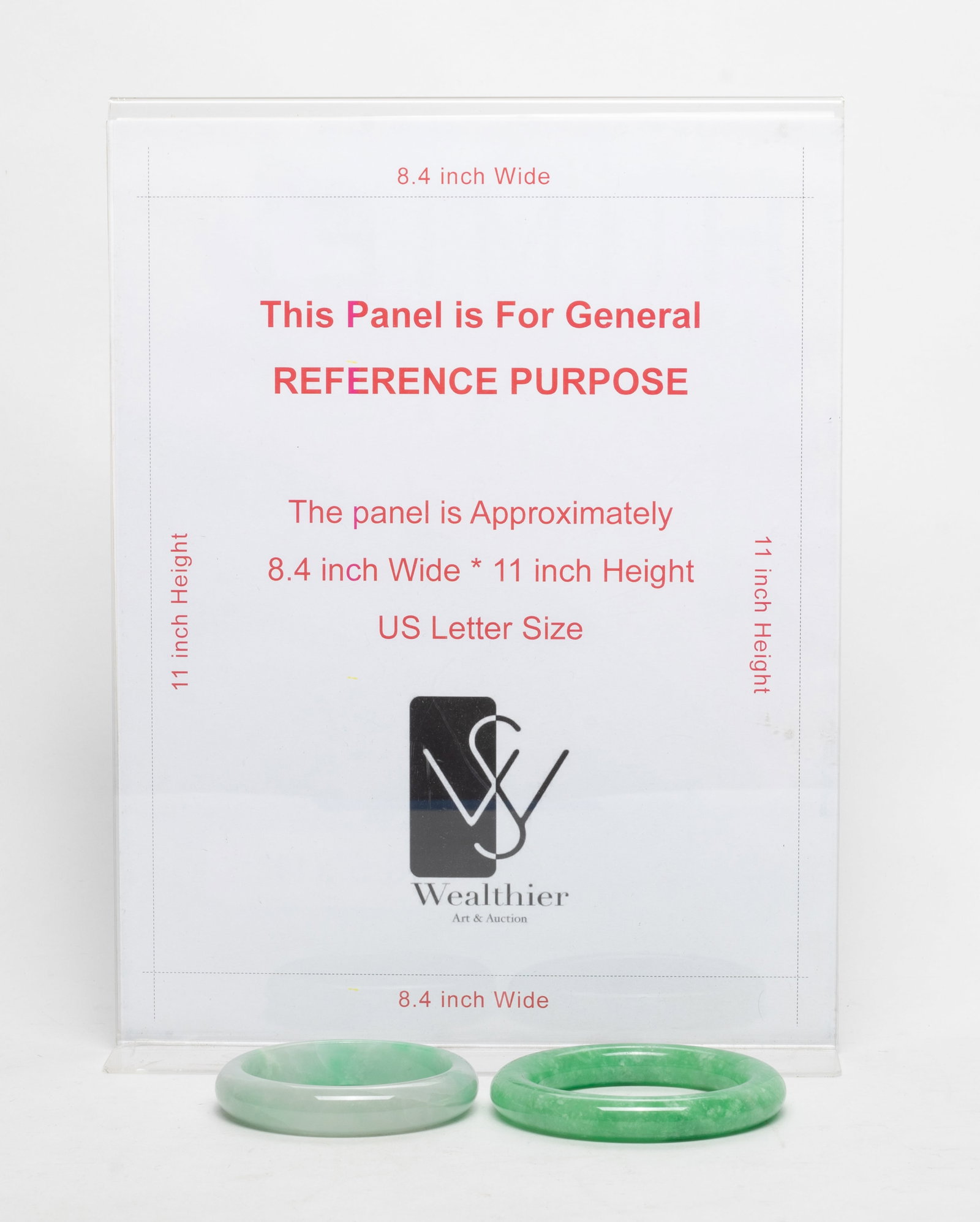 Two Chinese Export Jade Bangles - 2