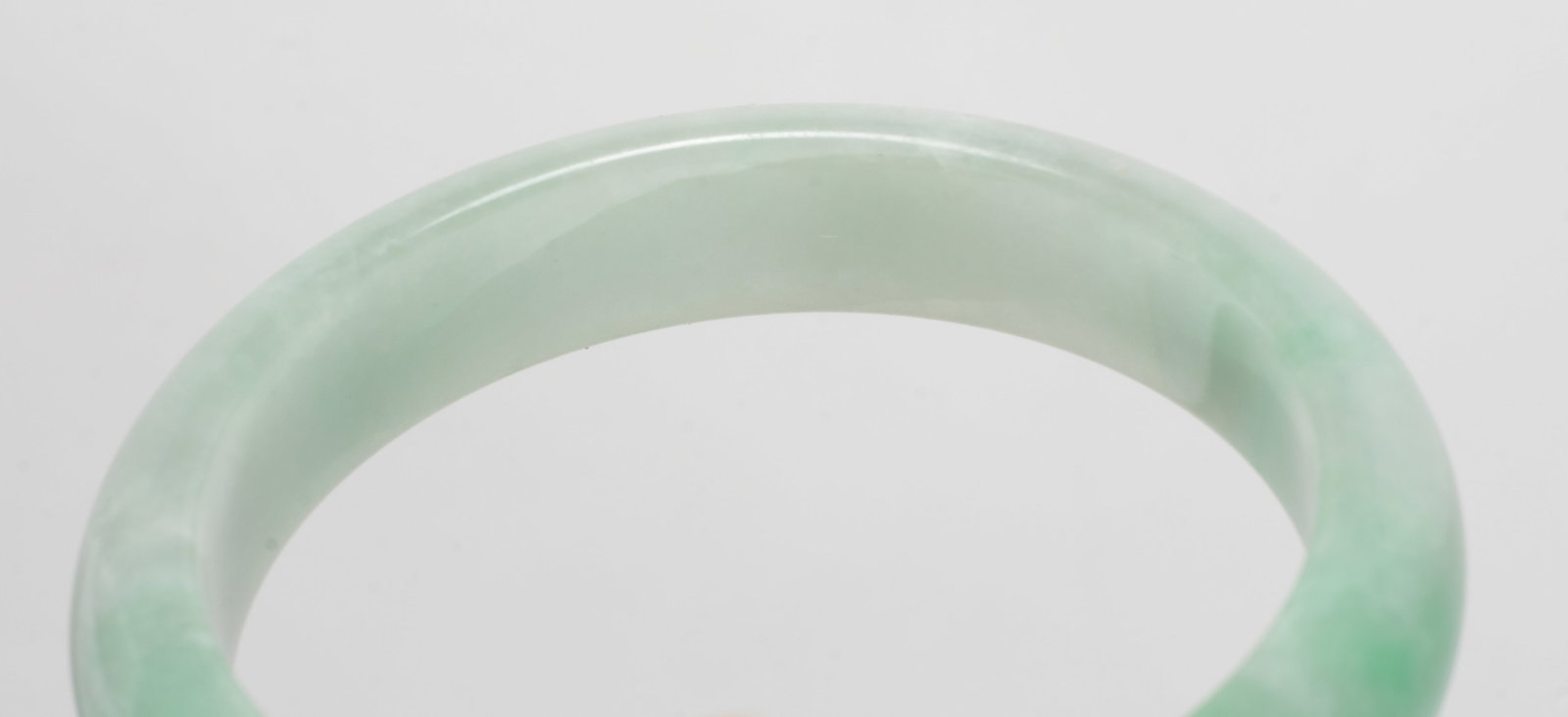Two Chinese Export Jade Bangles - 4