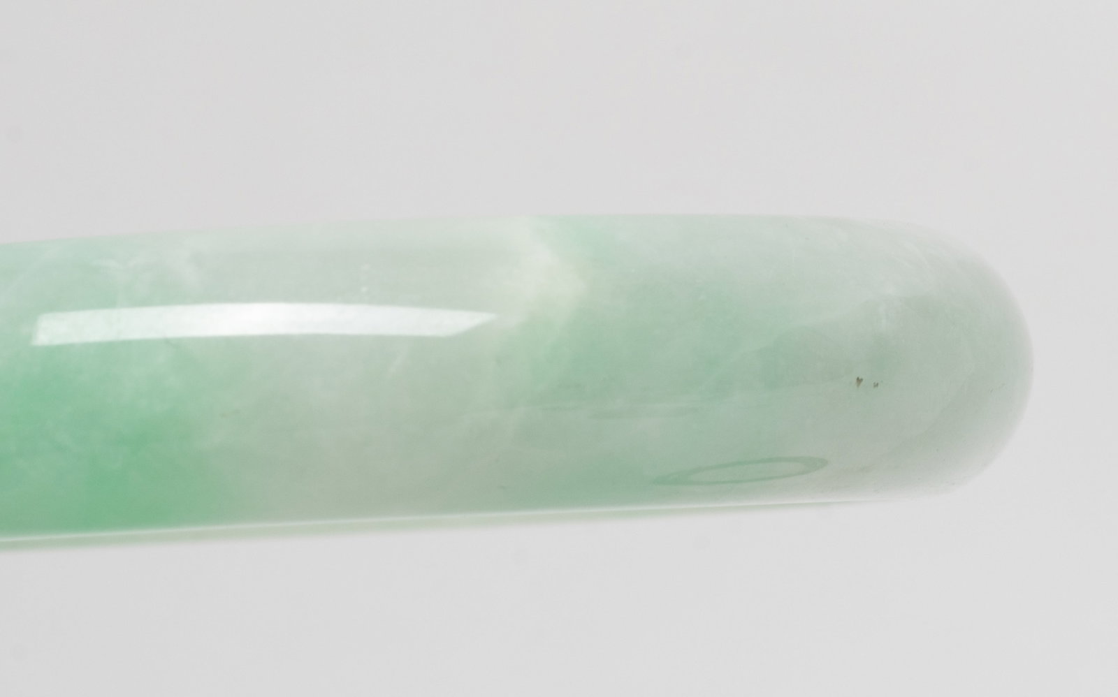 Two Chinese Export Jade Bangles - 5