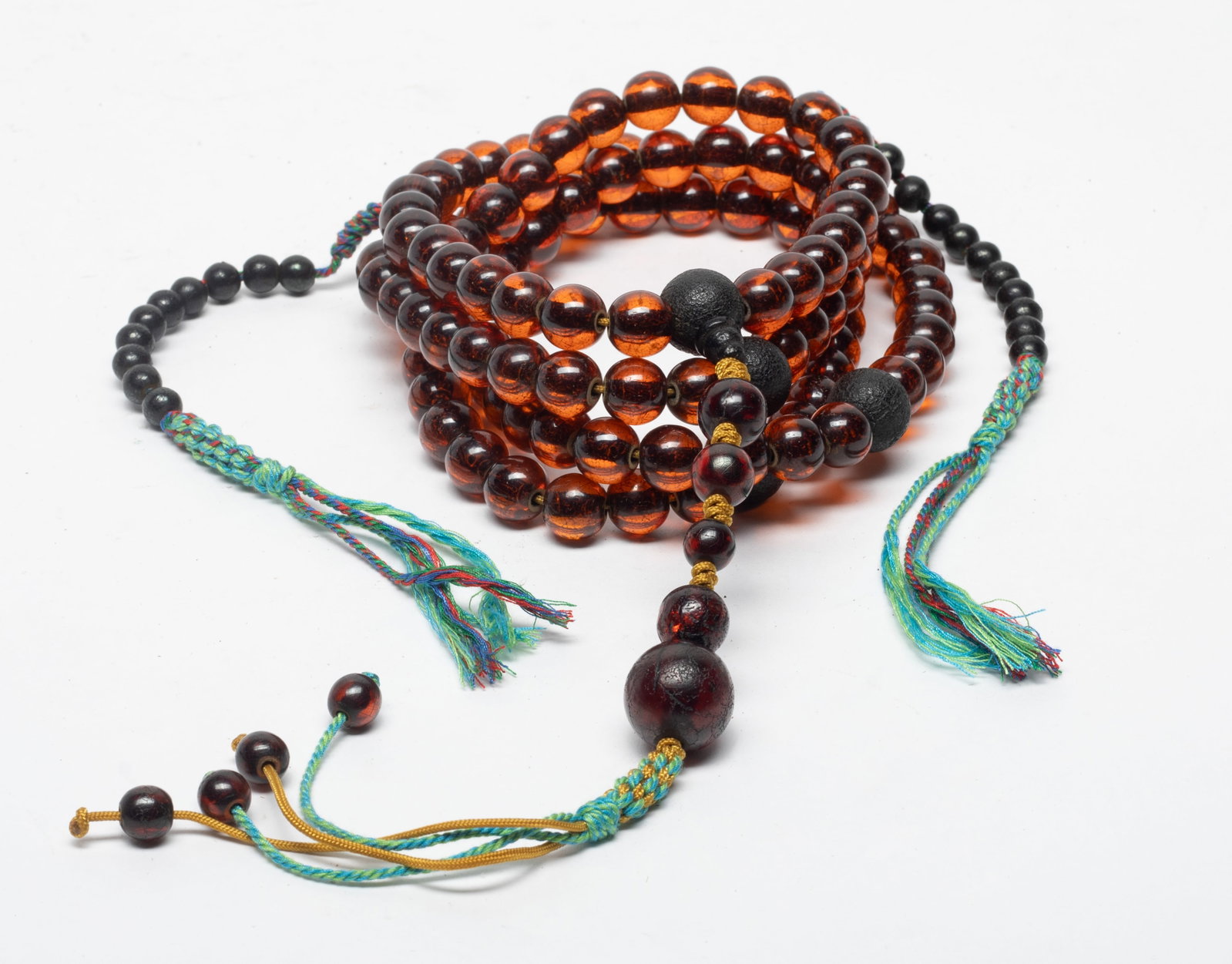 Chinese Cherry Amber Prayer Beads (1 of 8)