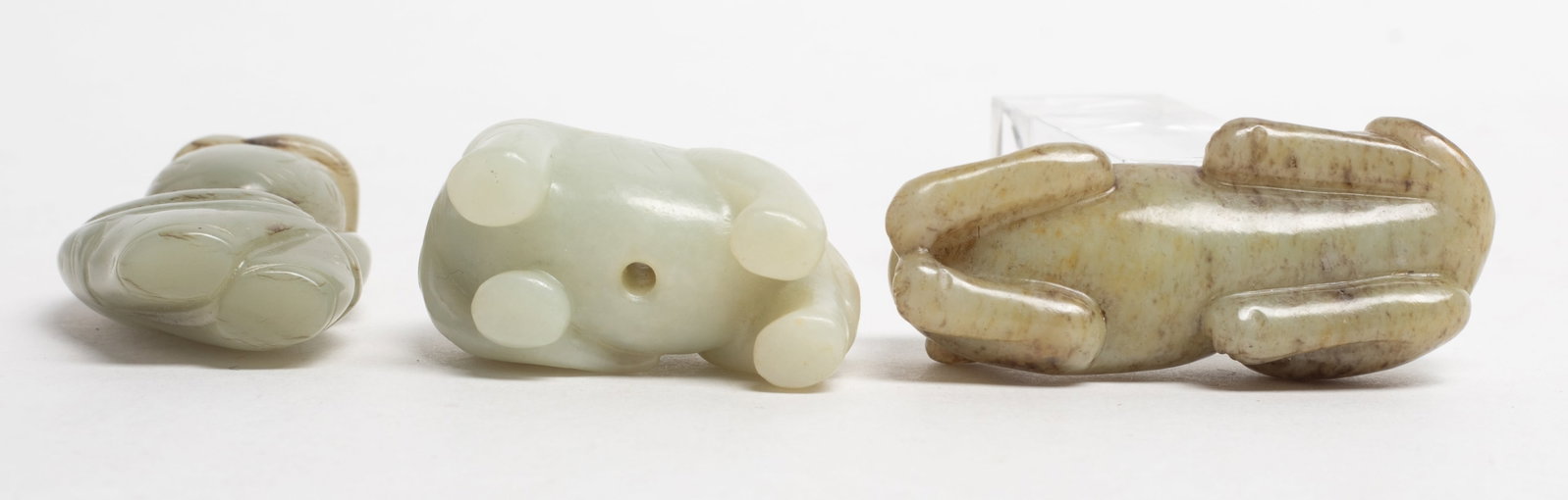 Set Chinese Export Jade Toggles, Pendants - 13