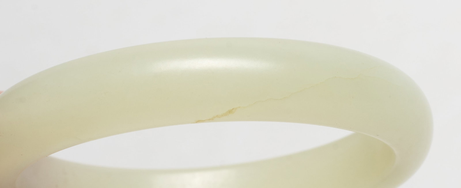 Two Chinese Jade Carved Bangles - 10