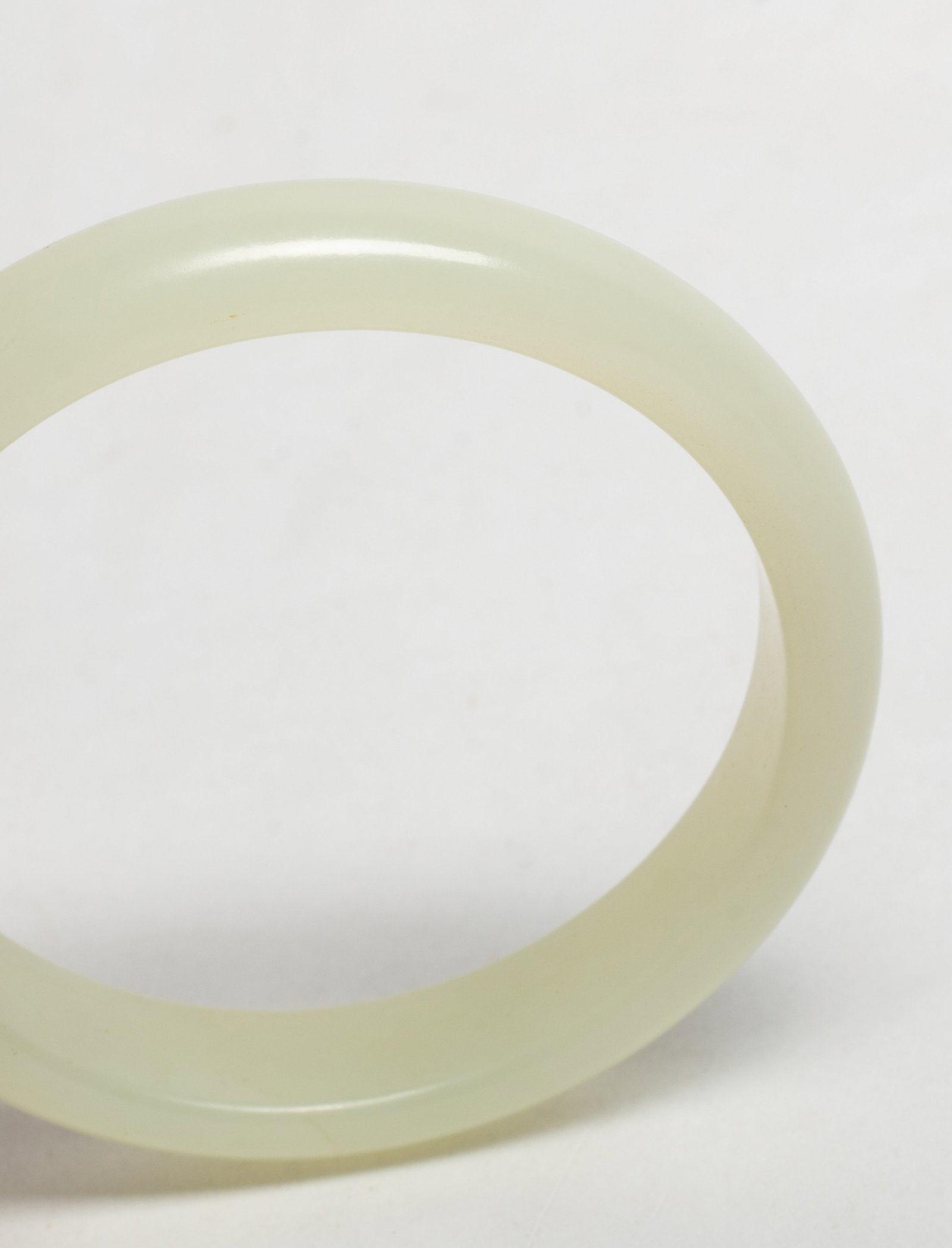 Two Chinese Jade Carved Bangles - 8