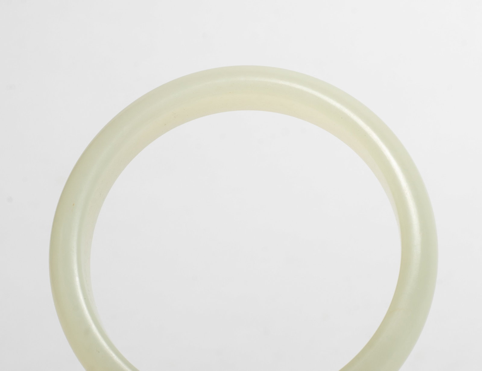 Two Chinese Jade Carved Bangles - 9