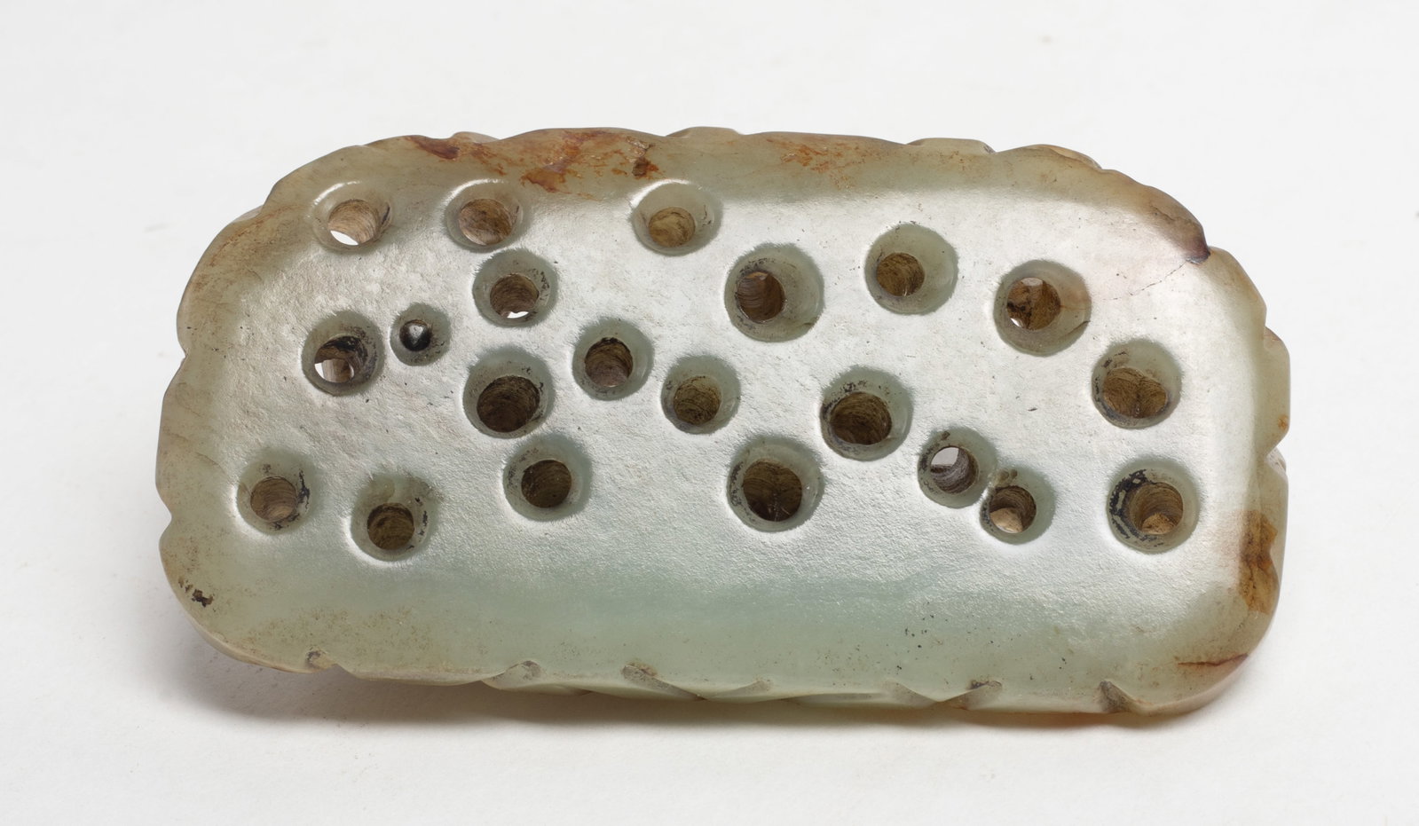 Chinese Jade Dragon Bangle, Openwork Sculpture - 6