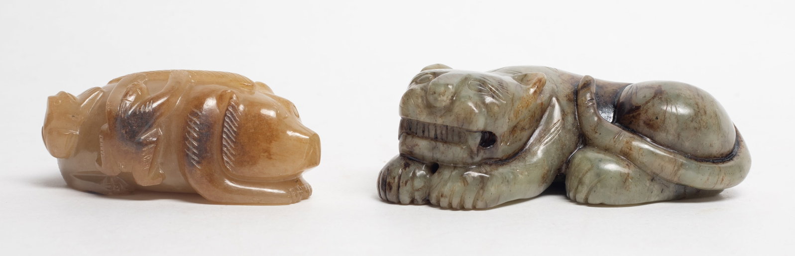 Two Chinese Jade Carved Sculptures (1 of 11)