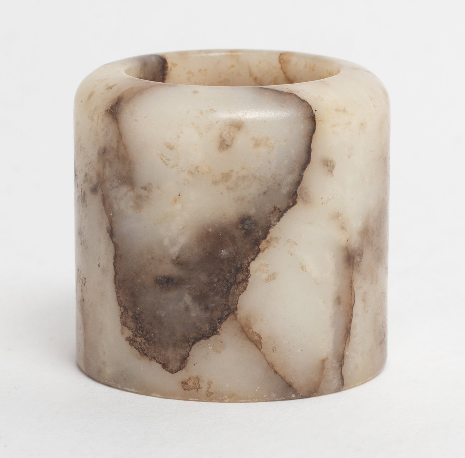 Chinese Jade Thumb Ring, Pendant Set - 7