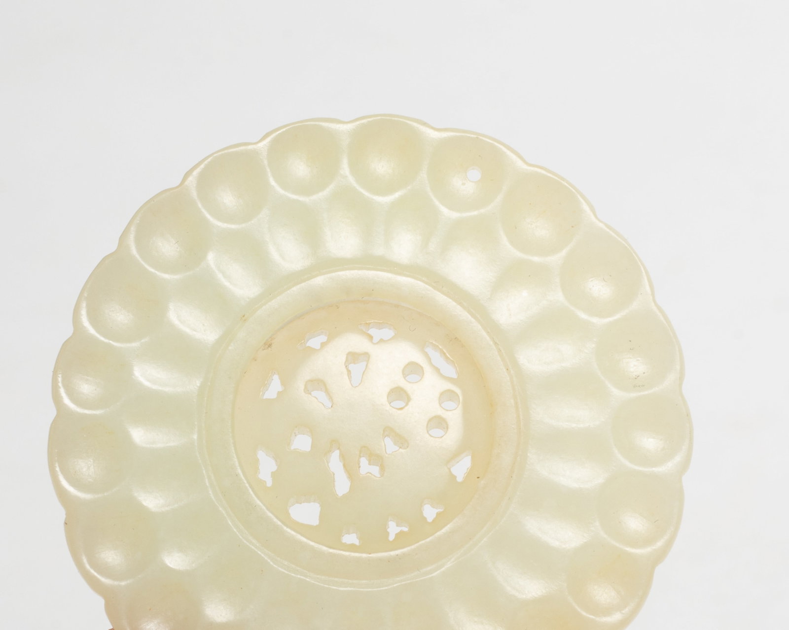 Set Chinese Export Jade Rounded Pendants - 4