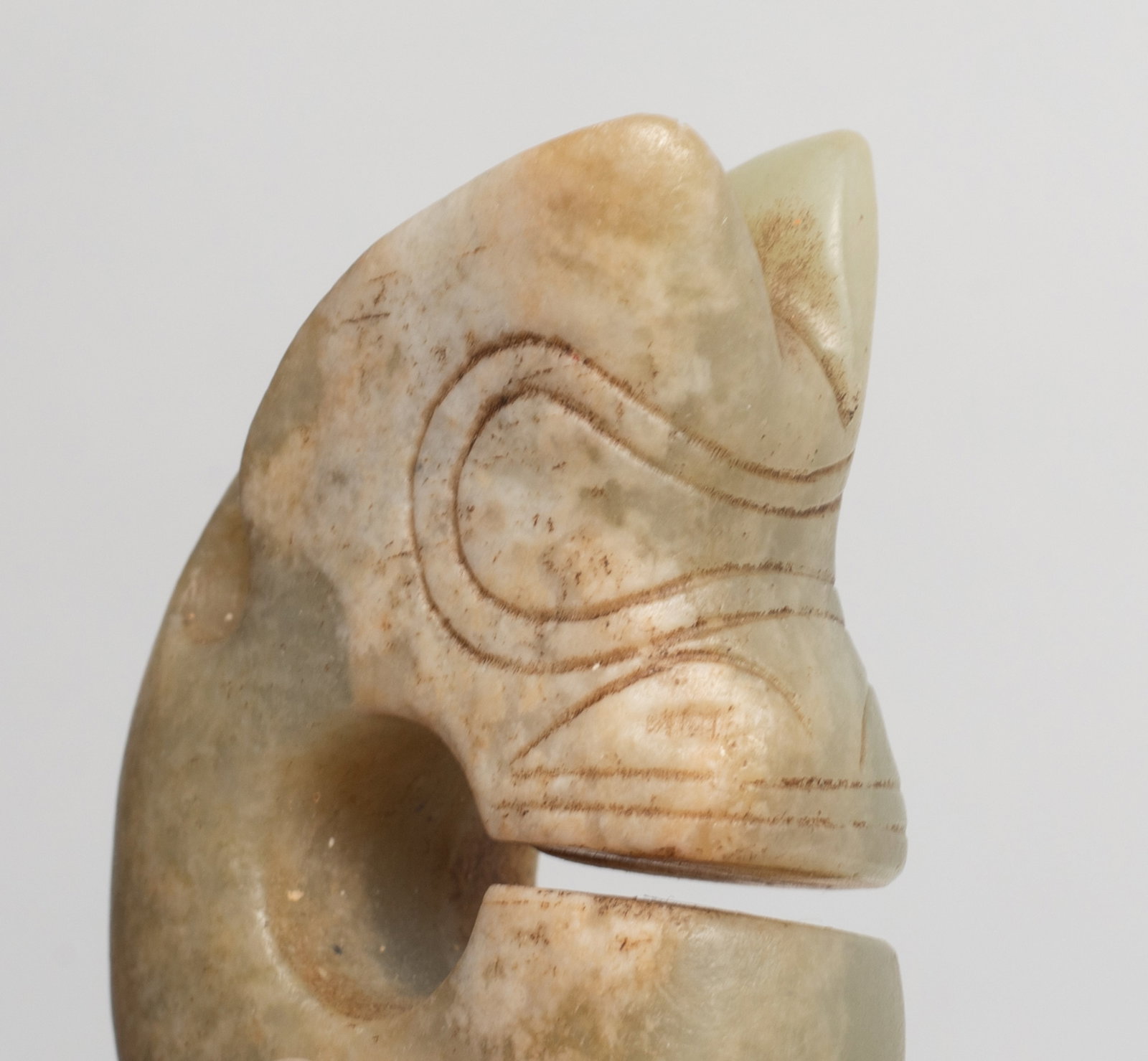 Two Chinese Export Jade Carvings - 3