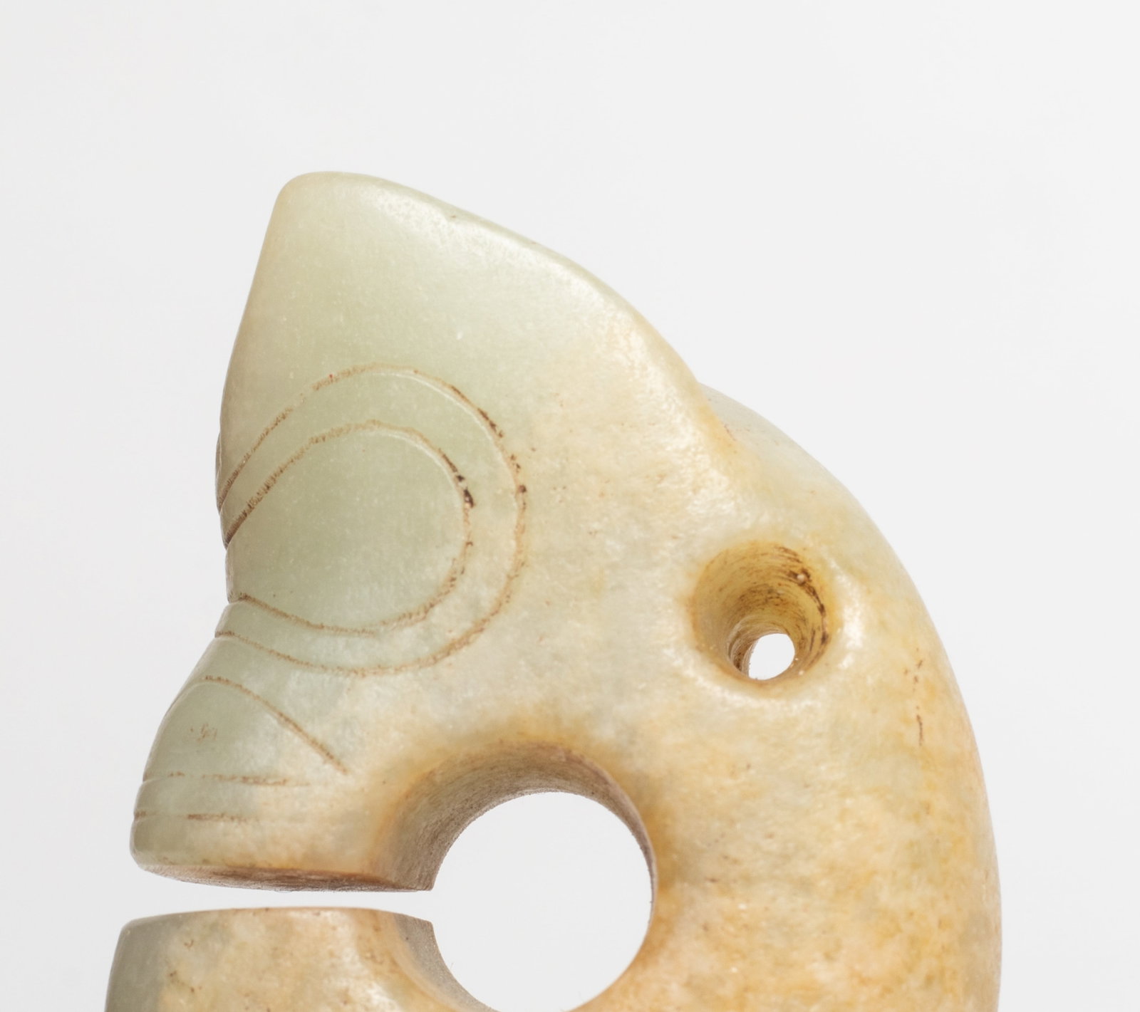 Two Chinese Export Jade Carvings - 4