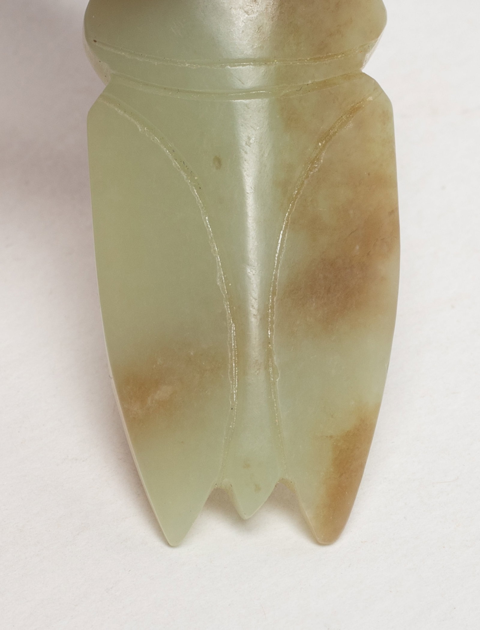 Two Chinese Export Jade Carvings - 8
