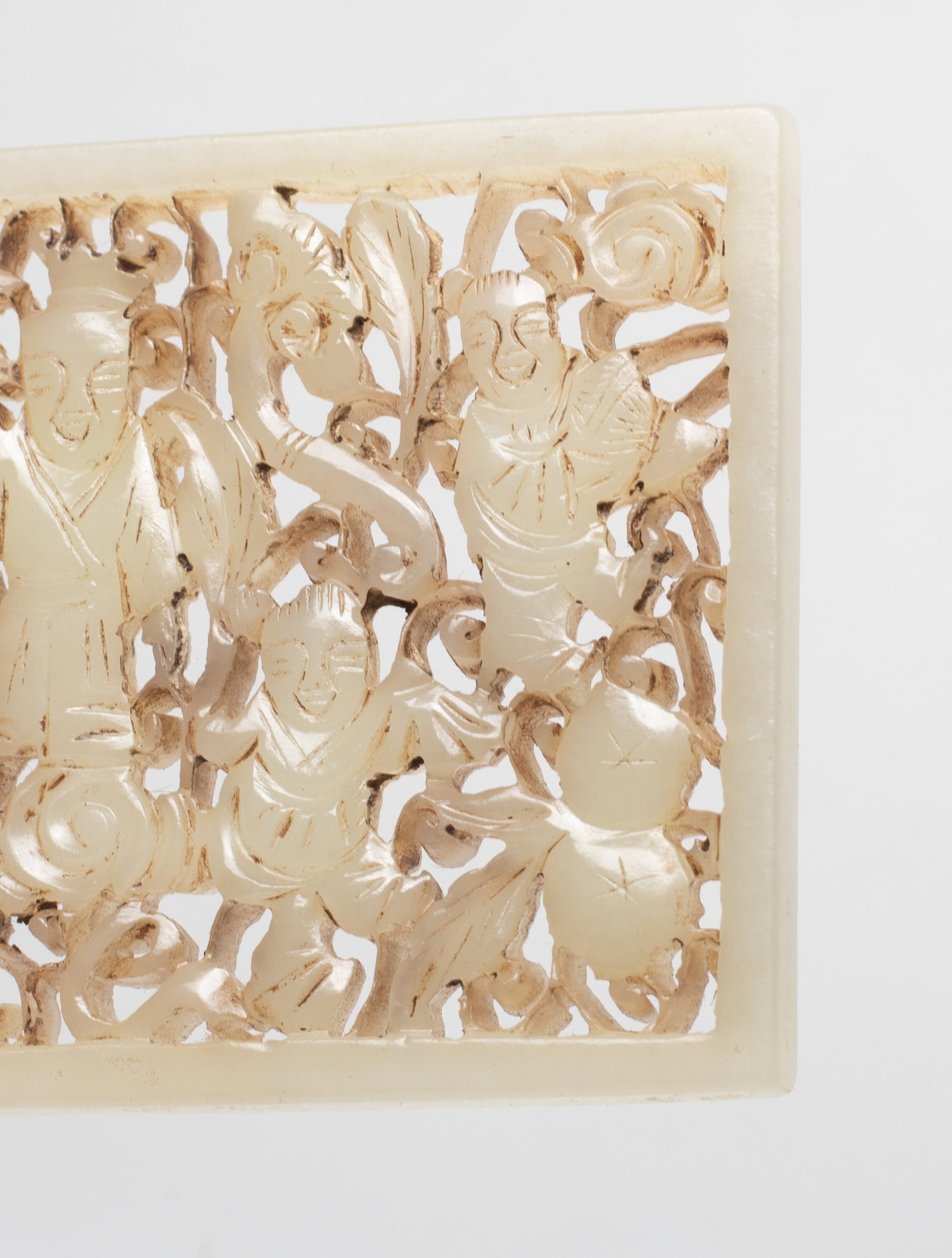 Chinese Export Jade/ Stone Plaque - 3