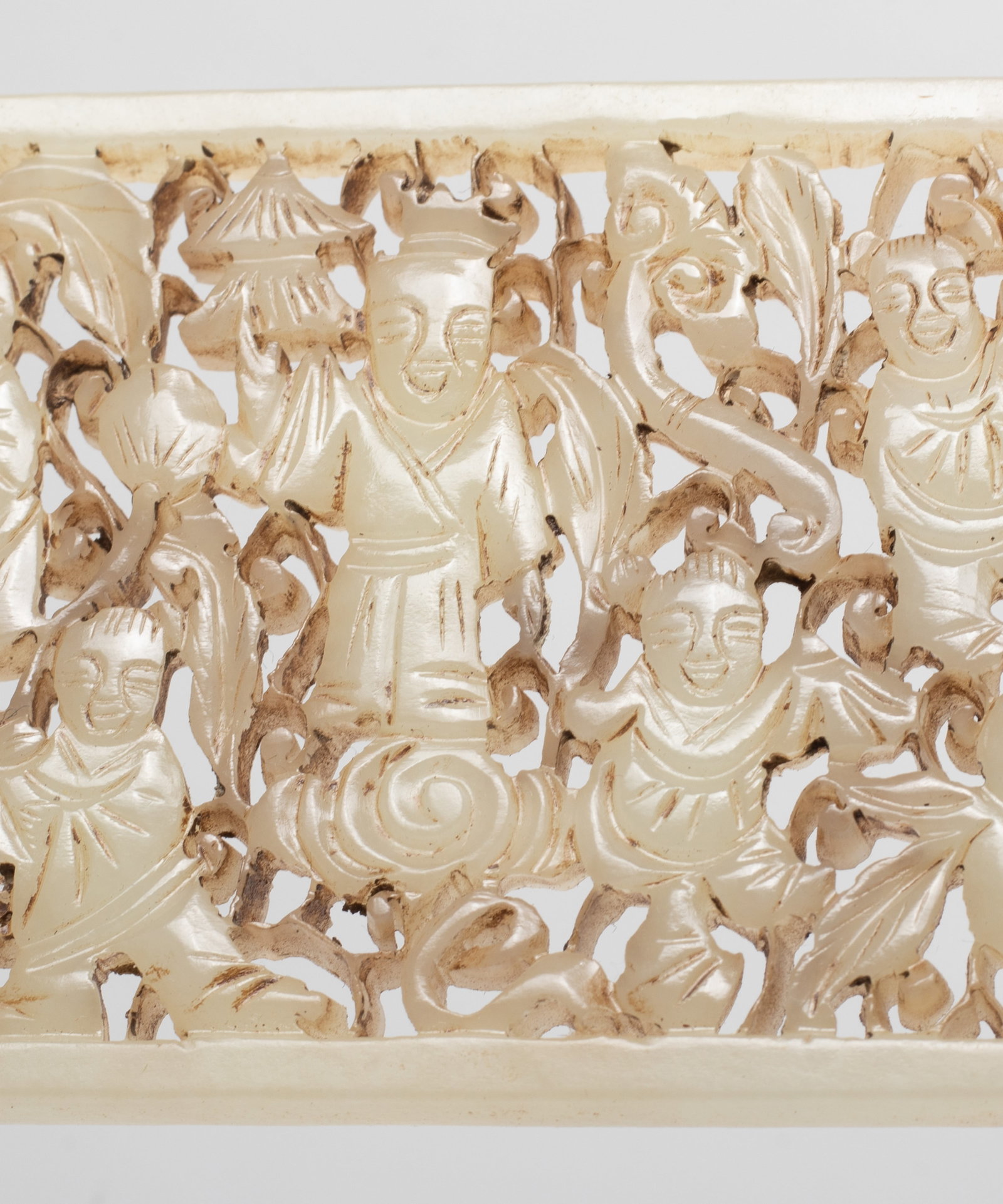 Chinese Export Jade/ Stone Plaque - 4