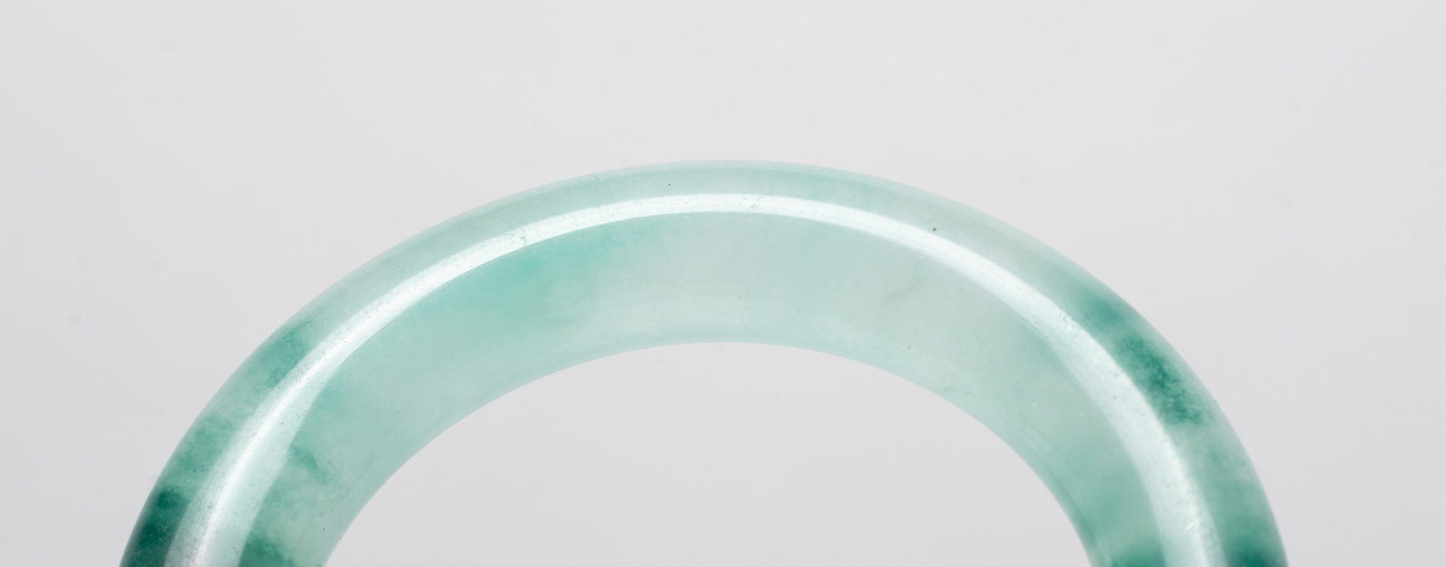 Two Chinese Colored Stone Bangles - 9