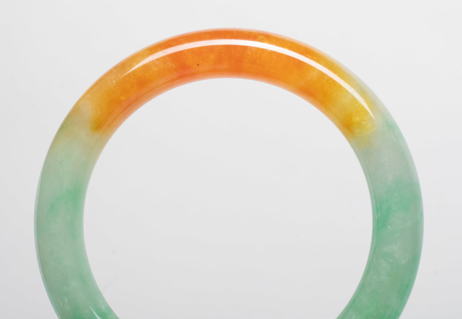 Estate Chinese Export Colored Bangle - 3