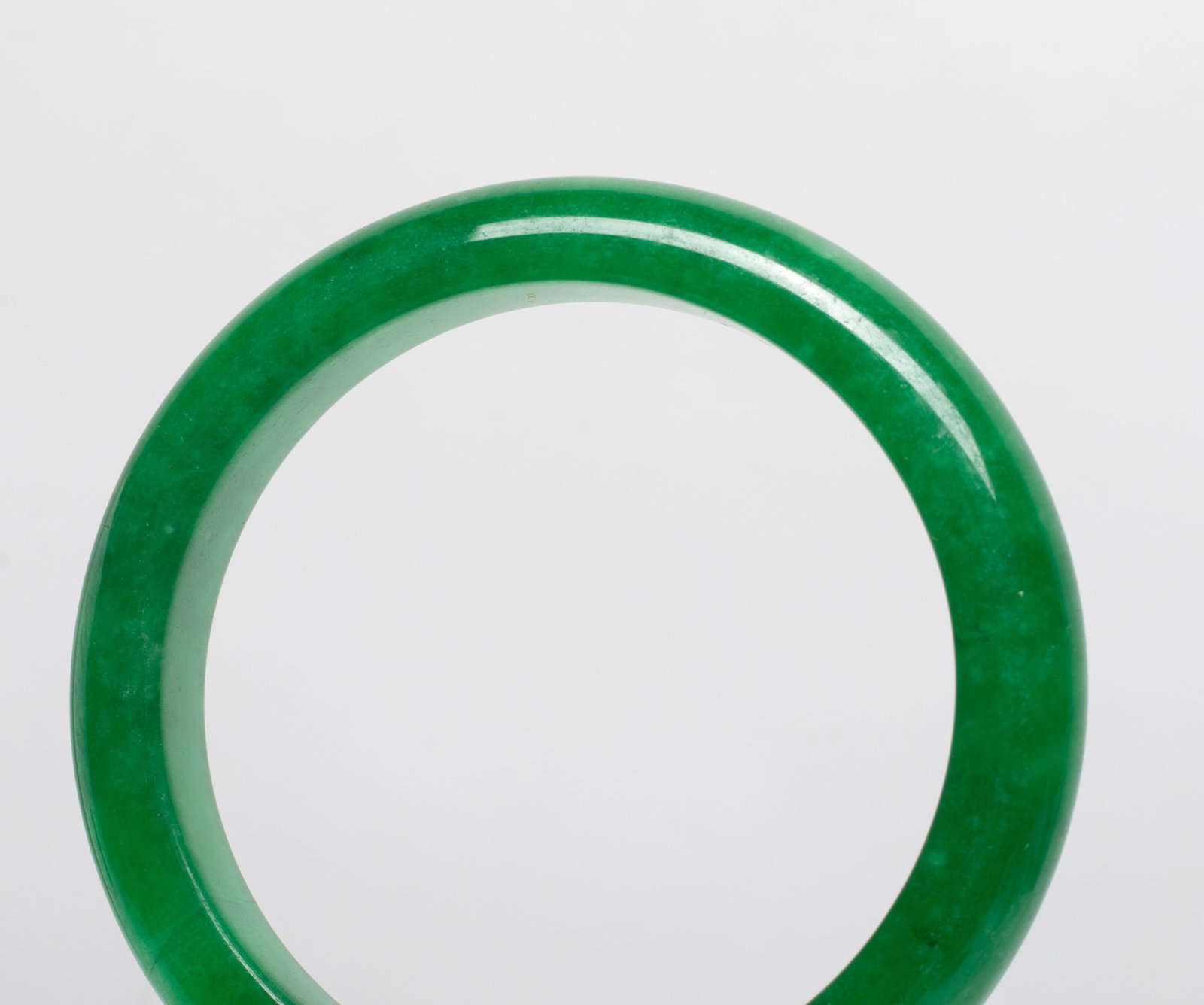 Two Chinese Colored Stone Bangles - 3