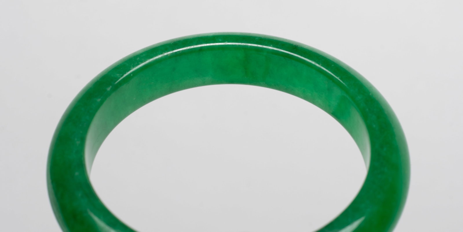 Two Chinese Colored Stone Bangles - 4