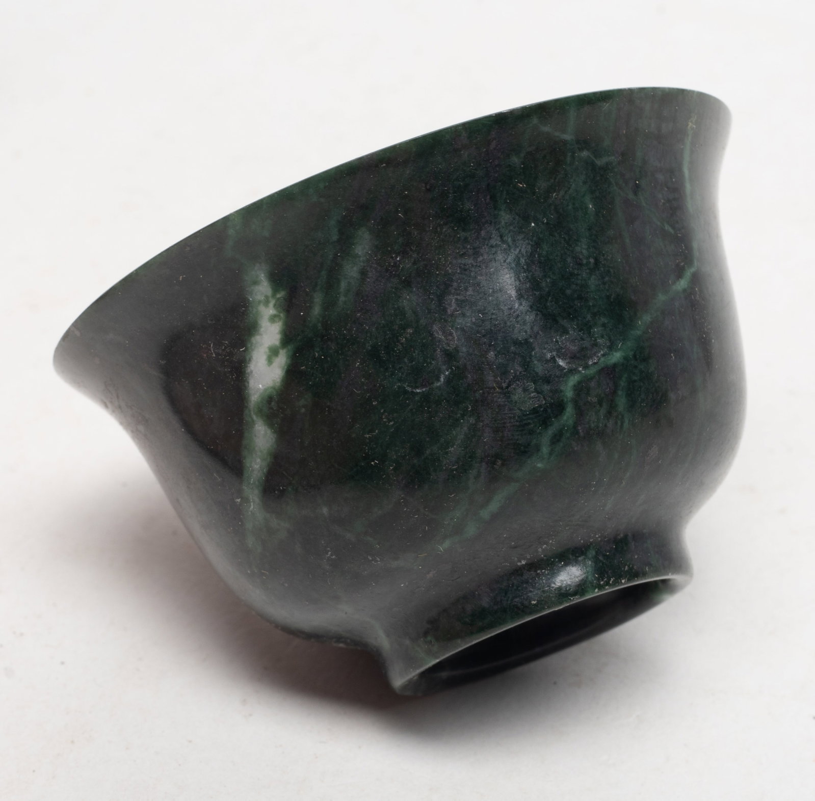 Chinese Tea Bricks, Jade Cup, Spoons - 6