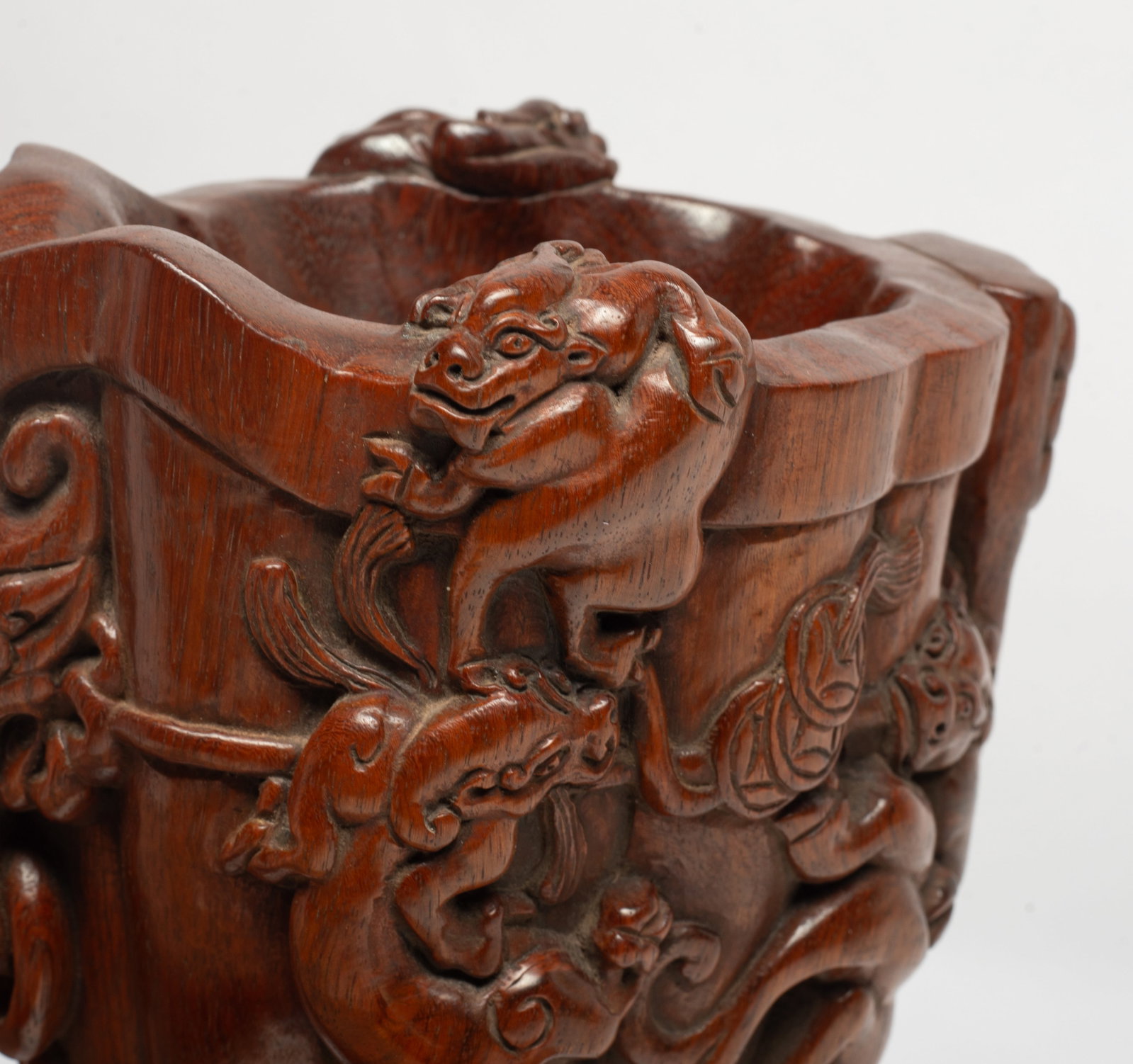 Chinese Boxwood Libation Cup - 3