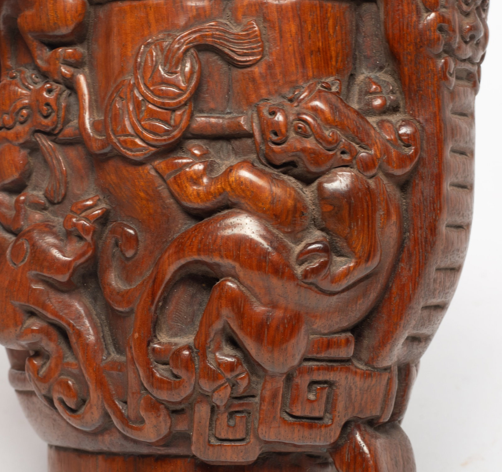 Chinese Boxwood Libation Cup - 4