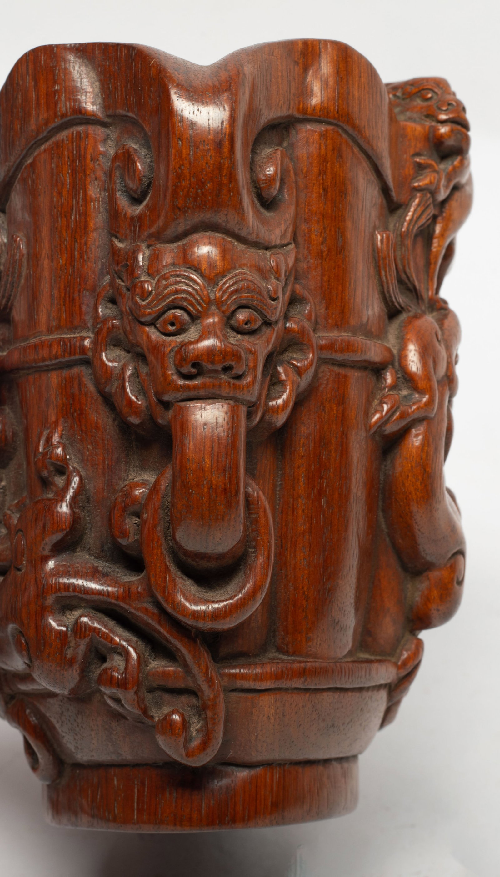 Chinese Boxwood Libation Cup - 6