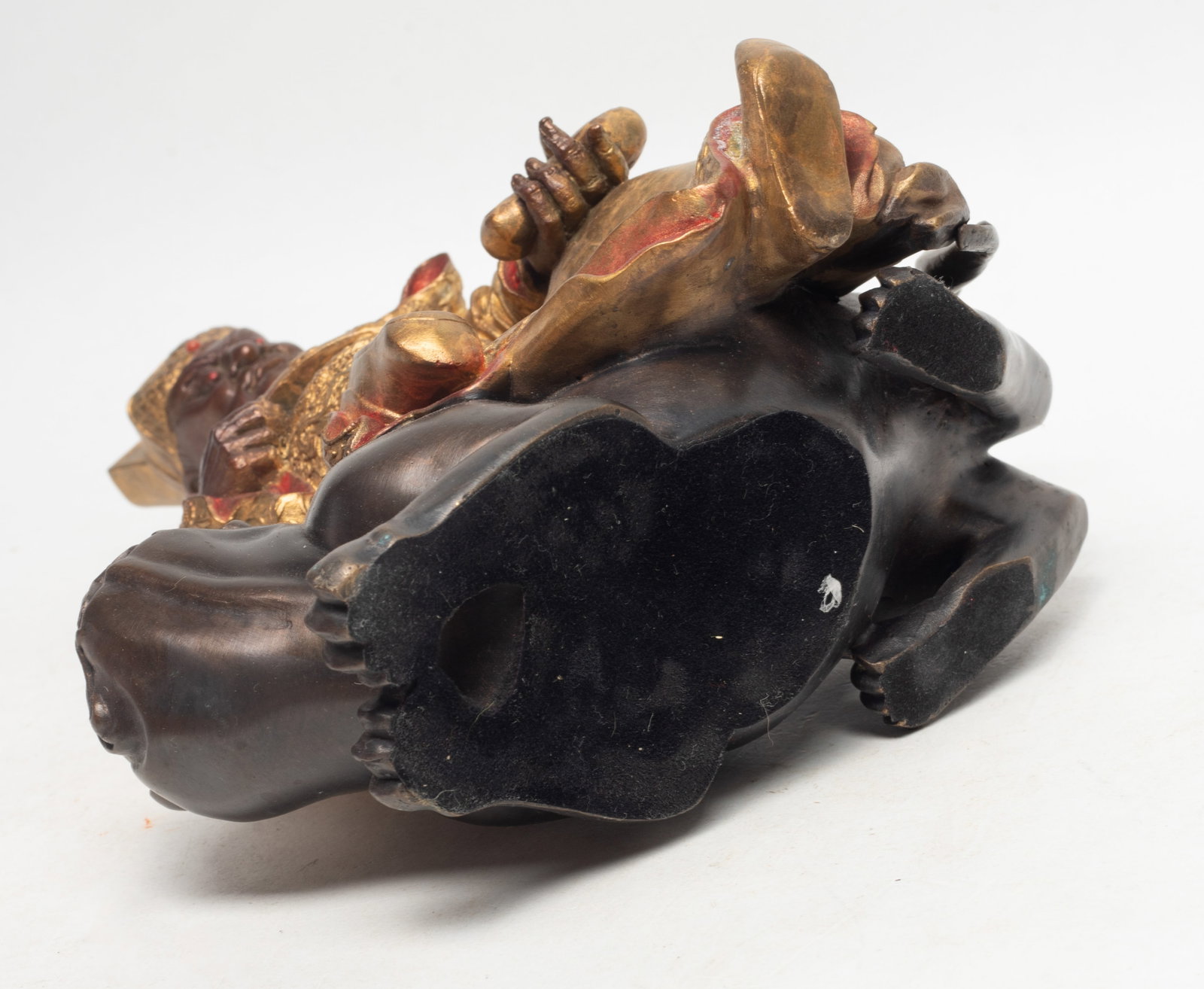 Unusual Chinese Export Bronze Buddha - 12