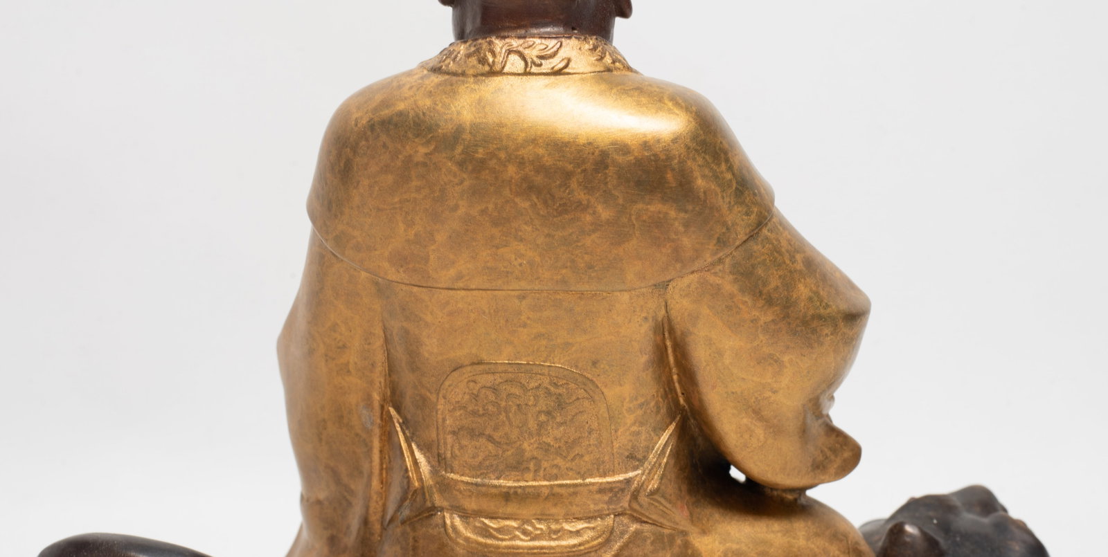Unusual Chinese Export Bronze Buddha - 9