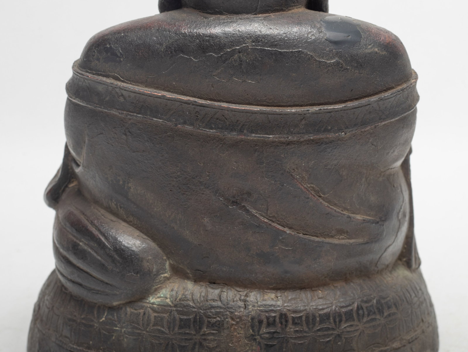 Chinese Ming Type Bronze Buddha - 7