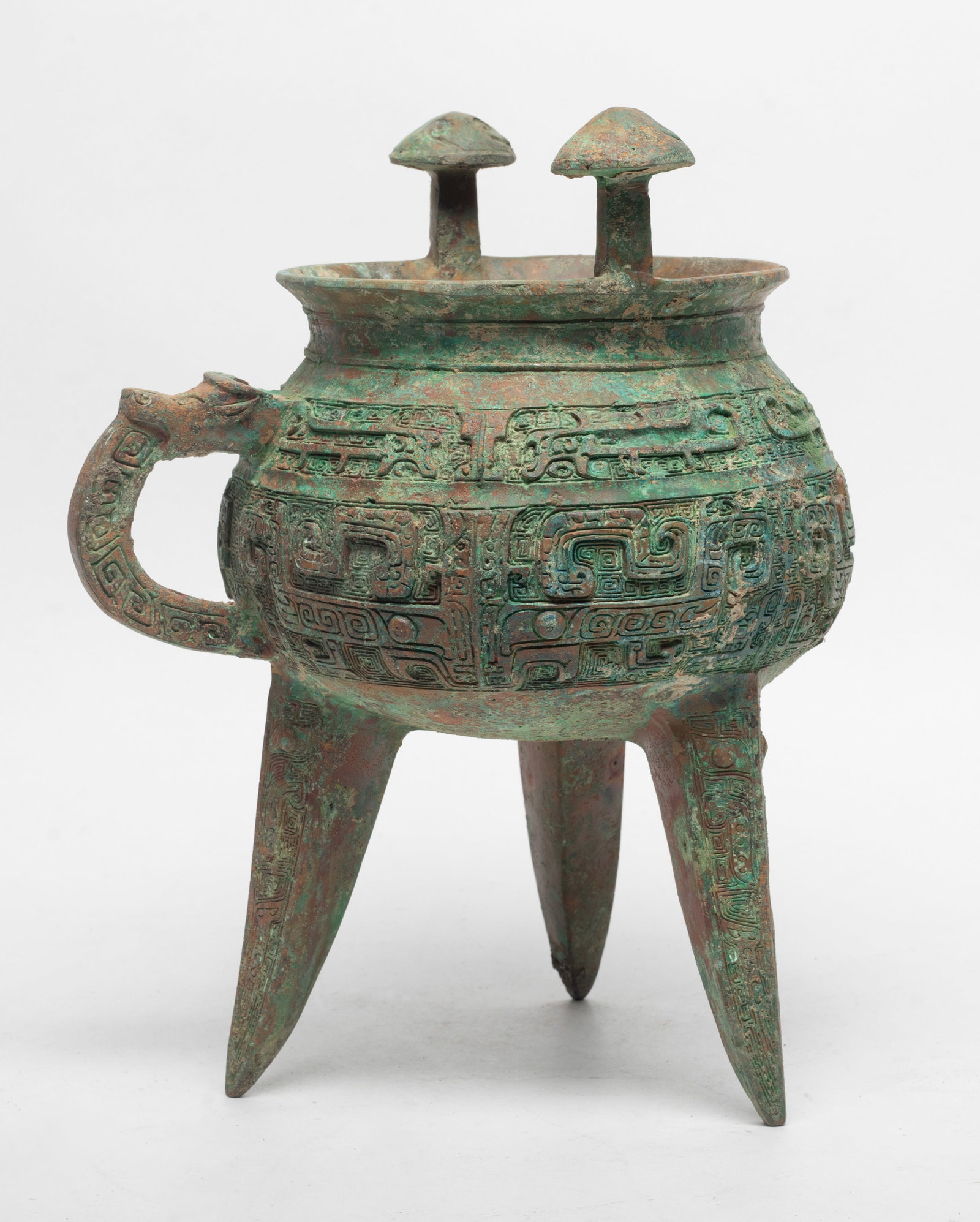 Estate Chinese Bronze Tall Censer (1 of 10)