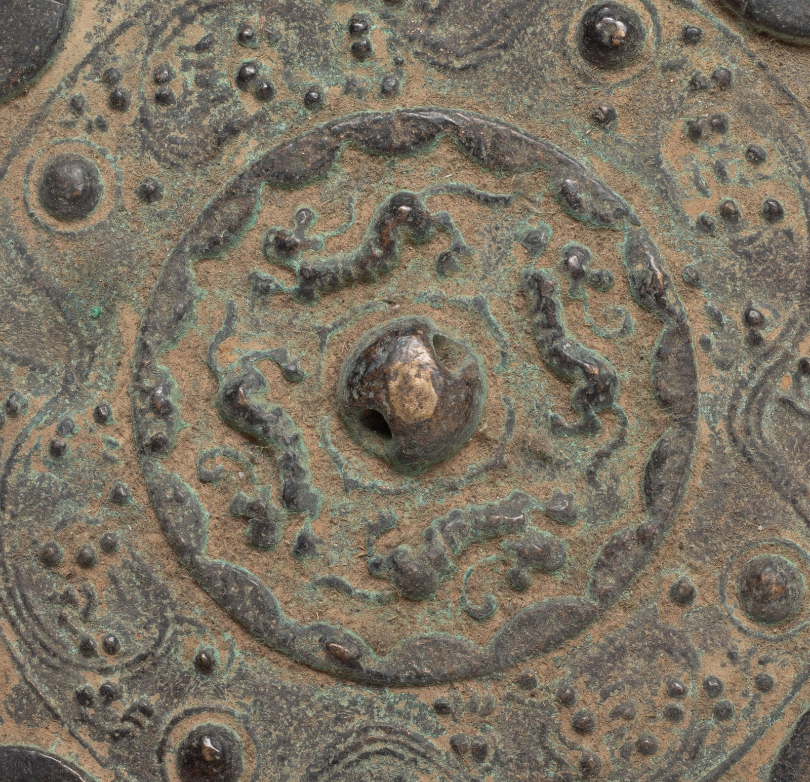 Set Chinese Bronze Mirrors - 4