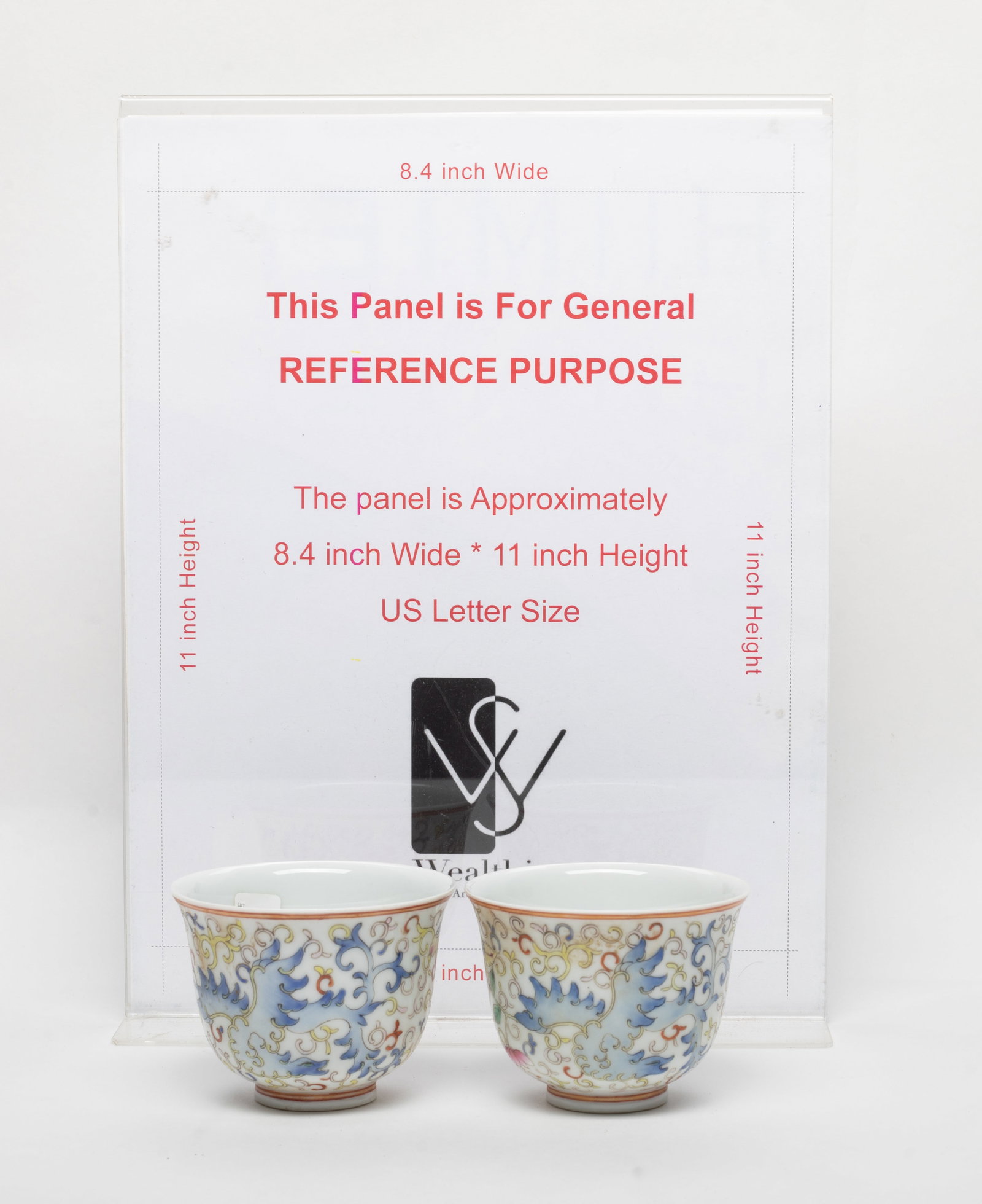 Two Chinese Export Porcelain Tea Cups - 2