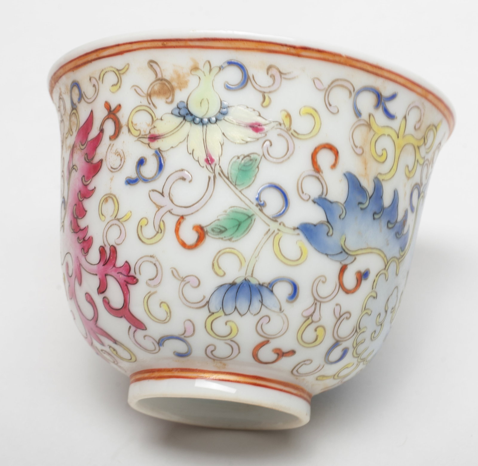 Two Chinese Export Porcelain Tea Cups - 5