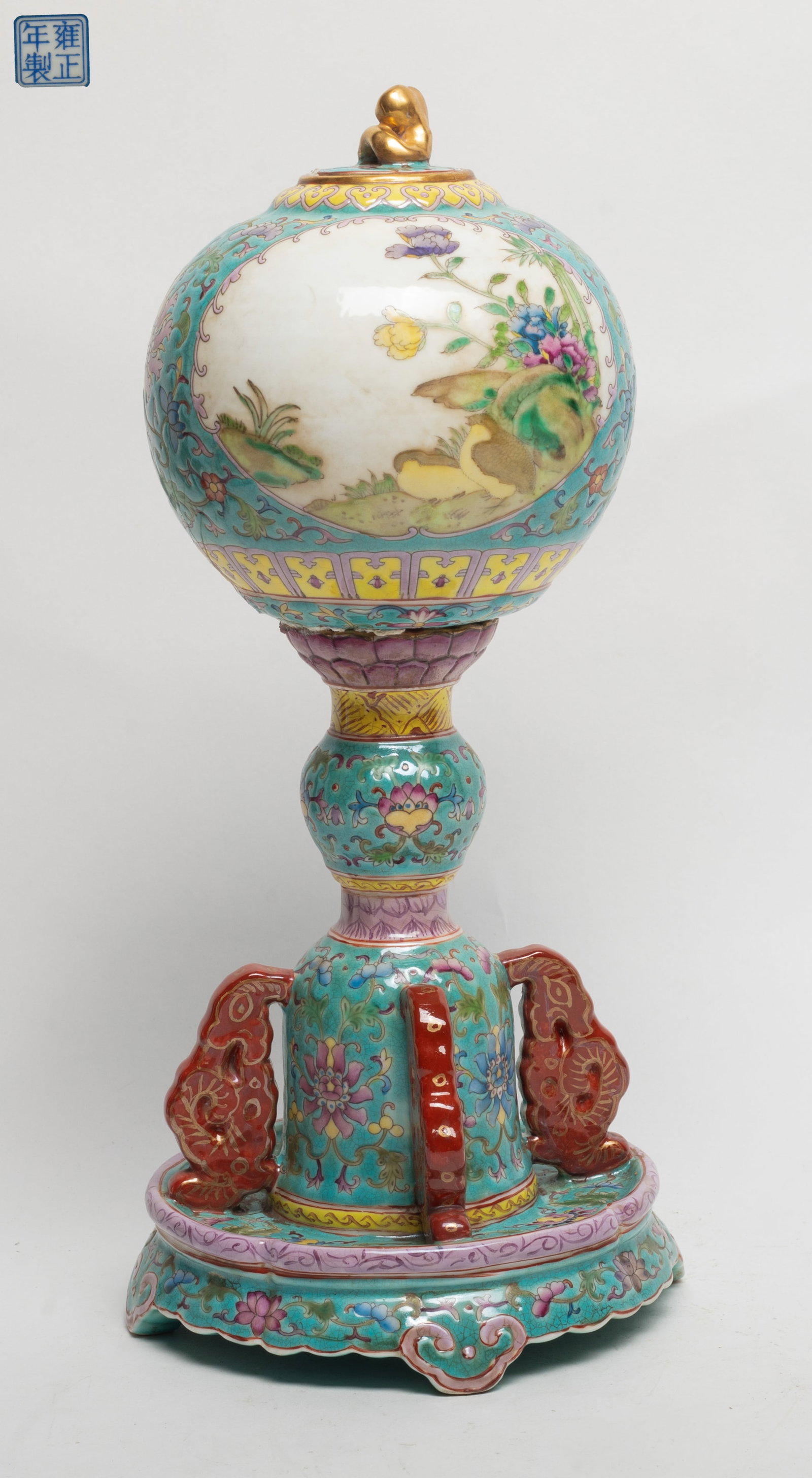 Estate Chinese Famille Rose Porcelain Vase (1 of 11)