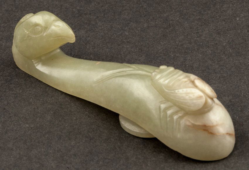 Chinese Antique 19th Jade Garment Hook (1 of 10)