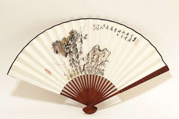 Chinese Antique Folding Fan (1 of 10)