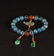 19th Chinese Antique Aquamarine Prayer Beads - 3