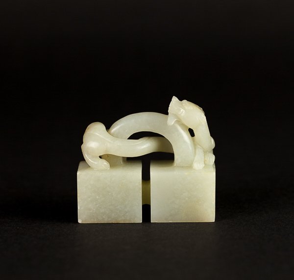 19th Chinese Antique Jade Seal (1 of 9)