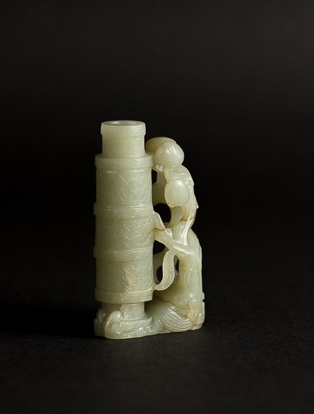 19th Chinese Antique Jade Incense Holder (1 of 10)