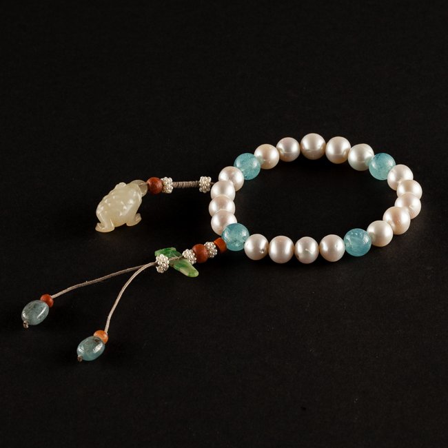 19th Chinese Antique Pearl Prayer Beads (1 of 9)