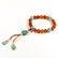 18-19th Chinese Antique Amber & Aquamarine Prayer Beads