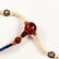 19th Chinese Antique Blue Jem Stone Court Beads - 3