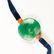 19th Chinese Antique Blue Jem Stone Court Beads - 6